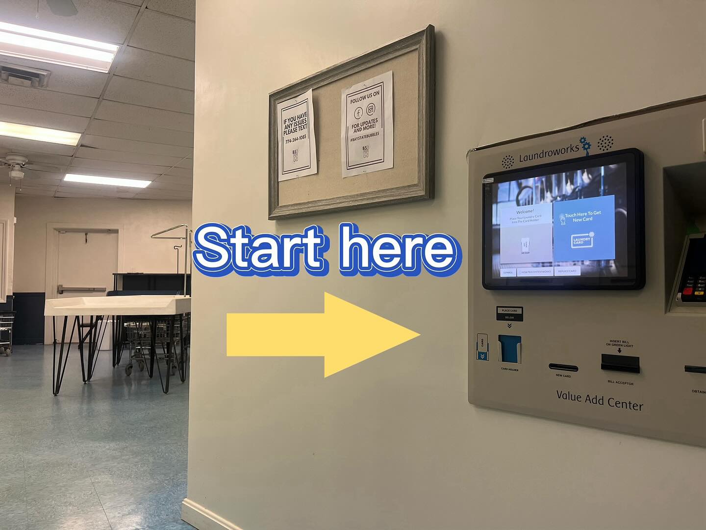 Bay State Bubbles interior - front view